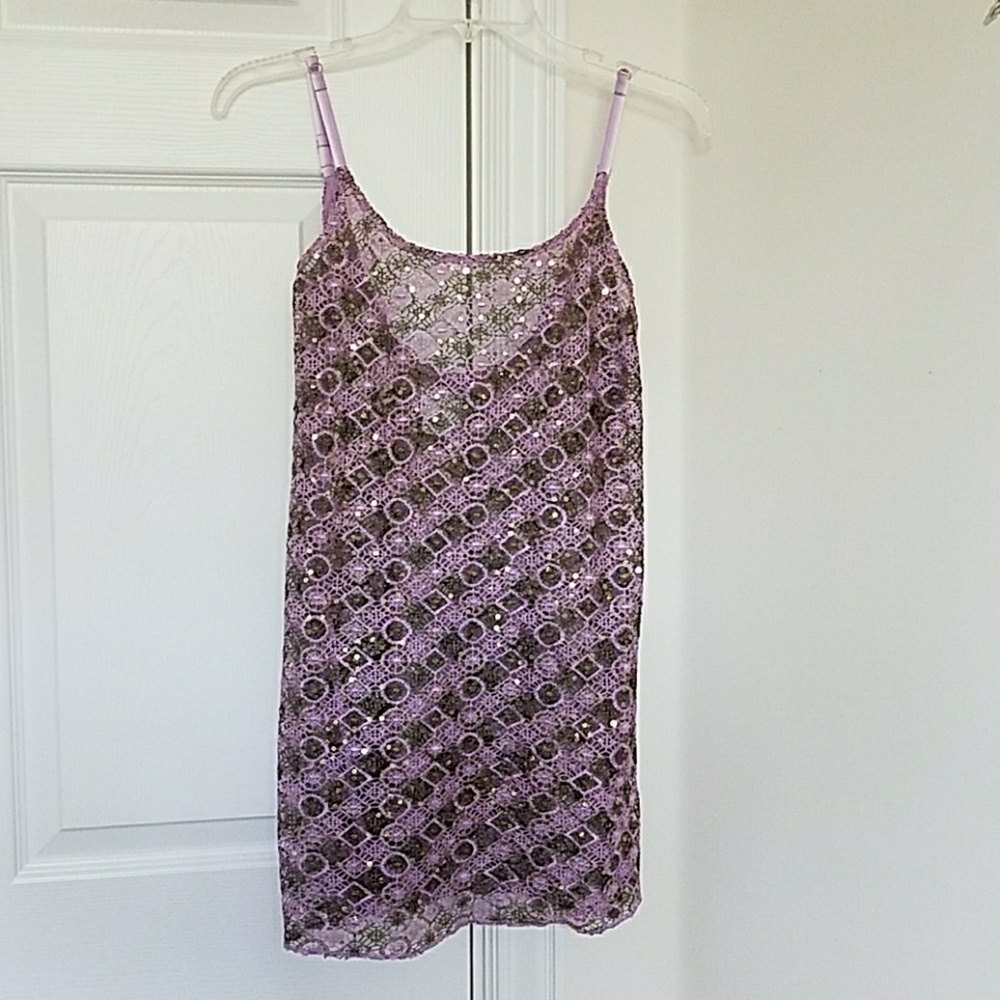 NWOT Free People sequin slip dress